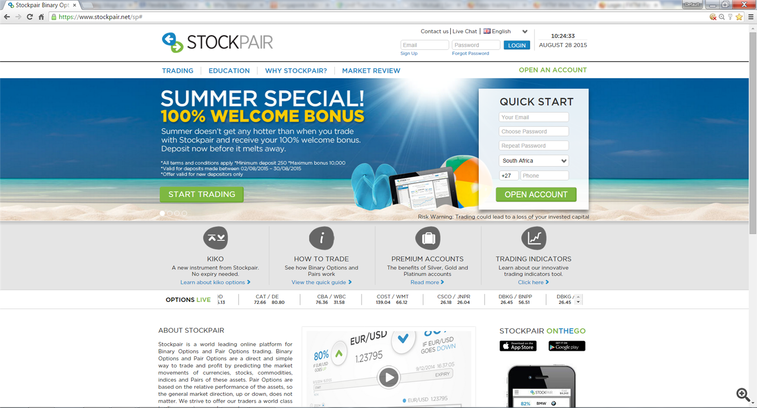 stockpair trading