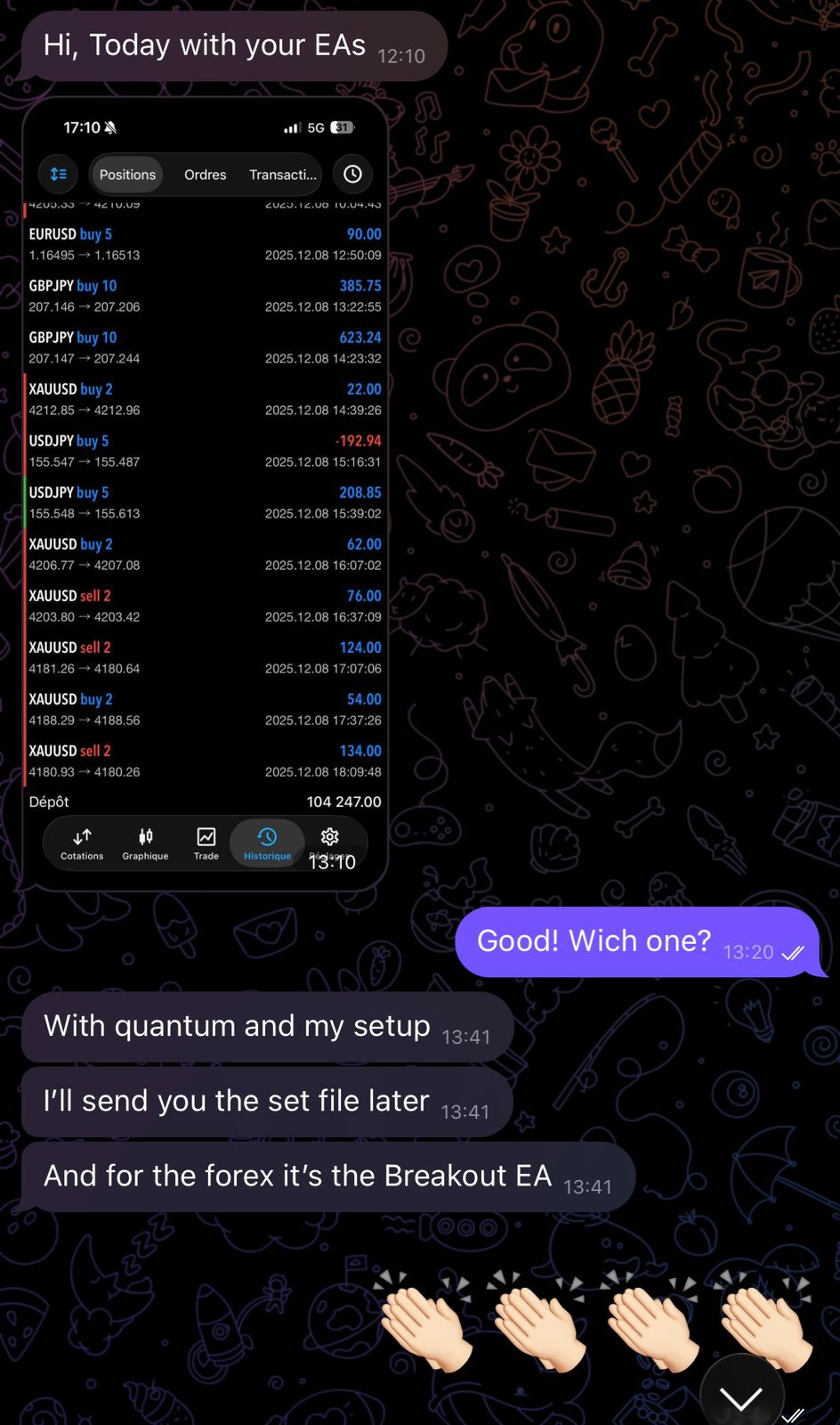 Multiple pairs running simultaneously, shared by a Ratio X user