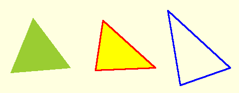 cIntBMP - Dreiecke. Die Methode DrawTriangle()