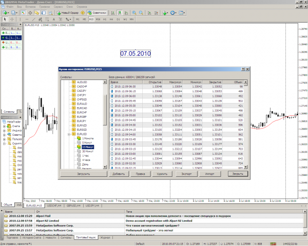 Script para exportar los datos del historial desde MetaTrader 5 a MetaTrader 4