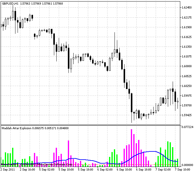 Indicatore di esplosione Waddah Attar