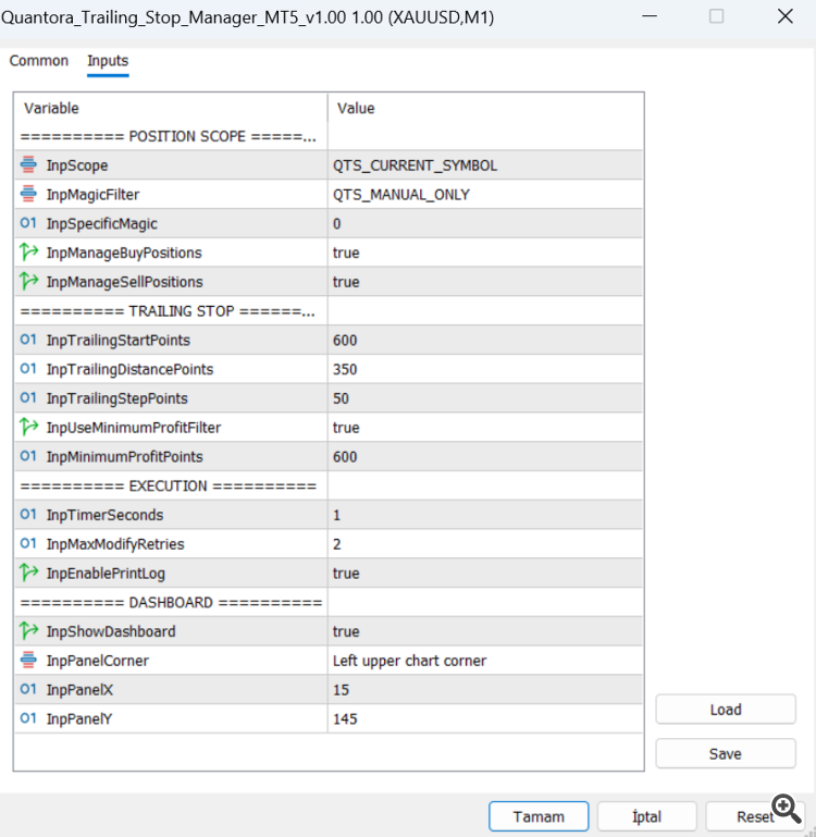 Professional Automatic Trailing Stop Utility for MetaTrader 5 Professional Automatic Trailing Stop Utility for MetaTrader 5