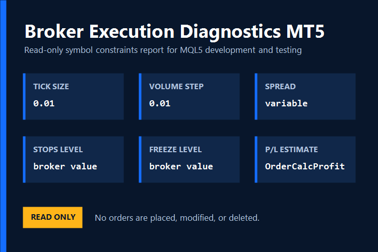 Broker Execution Diagnostics report