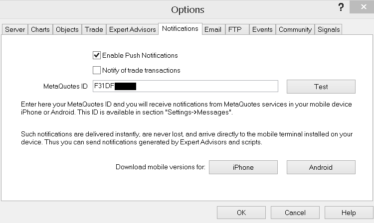 Notifications Notifications
