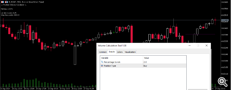 Volume calculation tool Volume calculation tool