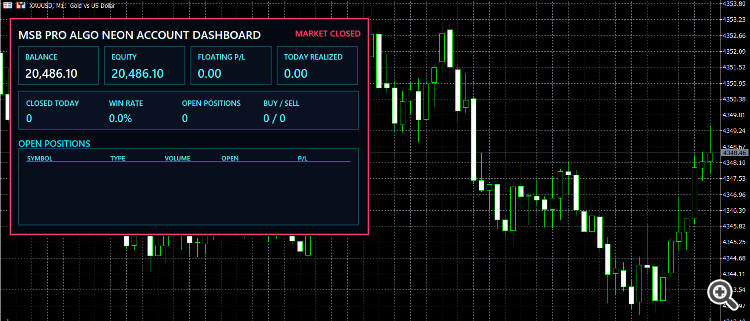 MSB Pro ALGO Neon Account Dashboard MSB Pro ALGO Neon Account Dashboard