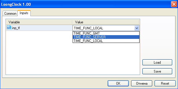 Parameters