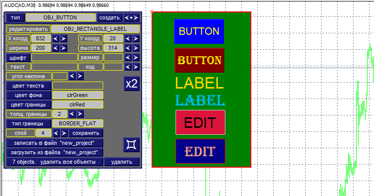 Graphics editor MT4 Graphics editor MT4