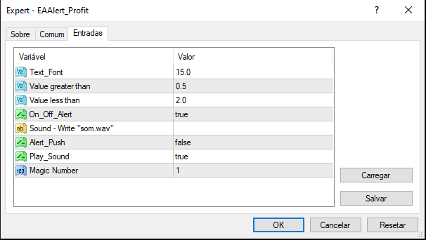 configuration screen configuration screen