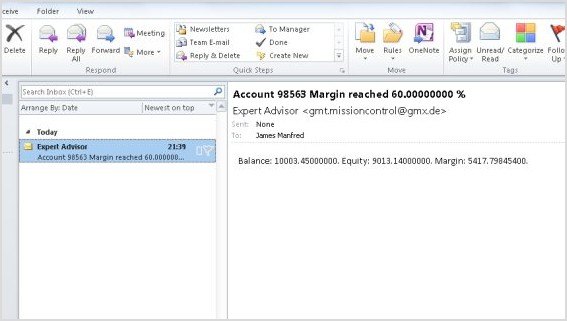 CSV Margin Tracker Outlook