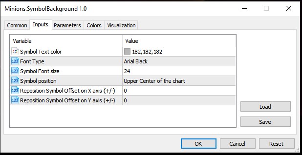Settings Window Settings Window