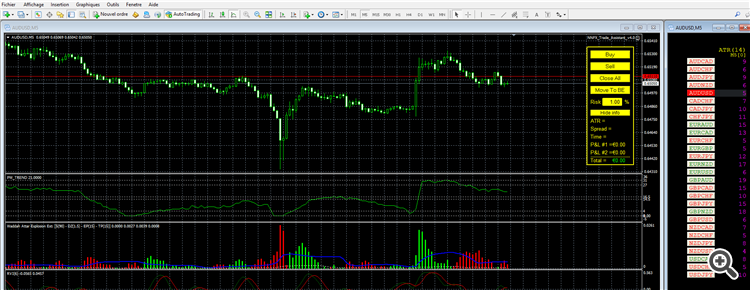 Overview of my trading winfdow Overview of my trading winfdow