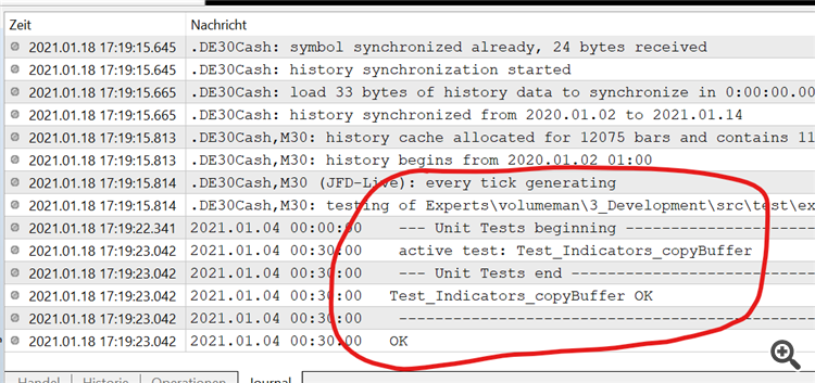 Testoutput in Strategy Tester Testoutput in Strategy Tester