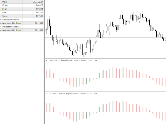 Moving average tutorial - Comparaison Moving average tutorial - Comparaison