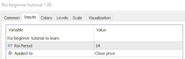 Rsi Inputs Mql5 Rsi Inputs Mql5
