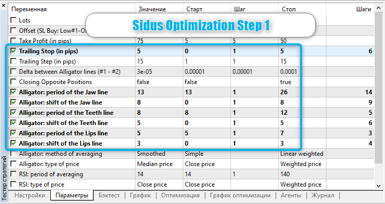 Sidus 优化步骤 1 Sidus 优化步骤 1