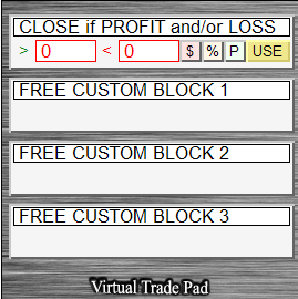 Exp5-VirtualTradePad - İşlev paneli Exp5-VirtualTradePad - İşlev paneli