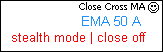 Close Order on/off