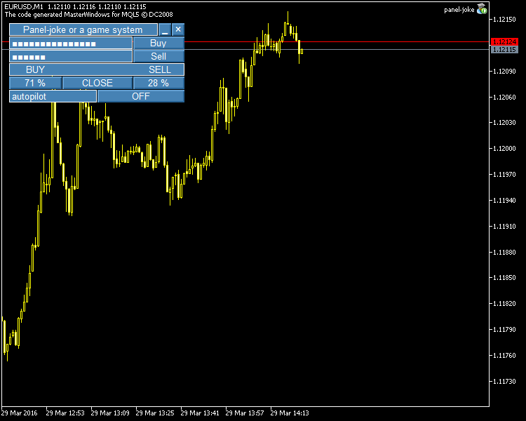 Abb. 1. Spielpanel.