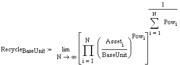 Стоимость корзины всех активов в BaseUnit-единицах