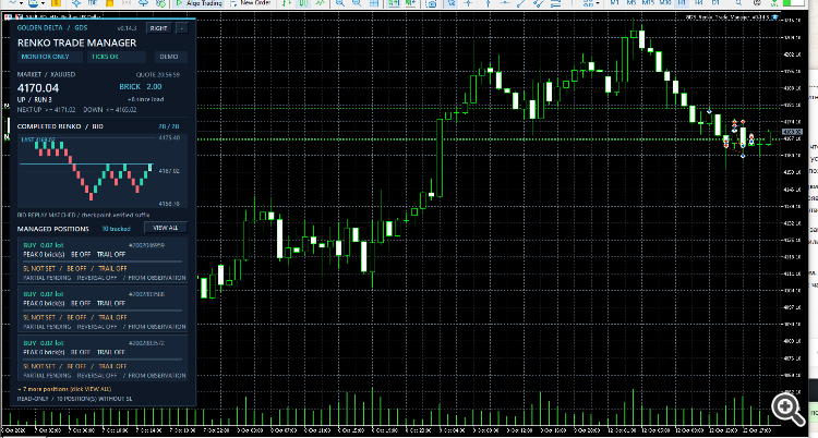 A manual-trade manager for MetaTrader 5: