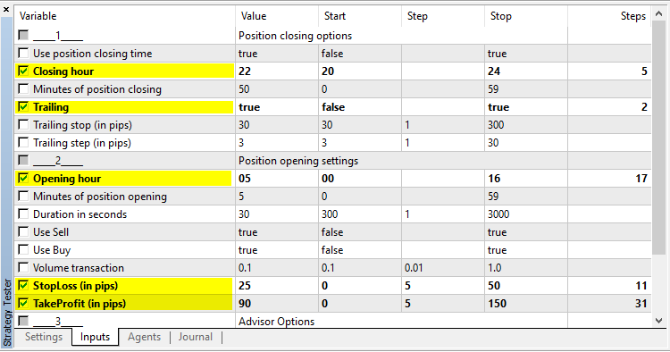 OpenTime Optimierung