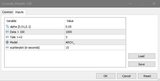 Script Crosstab_Models