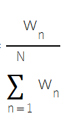 Variance weighted ensemble