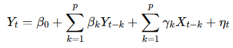 Fórmula de autorregresión vectorial