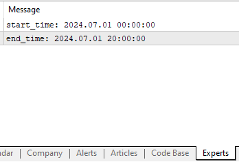 Figure 1. Code Output