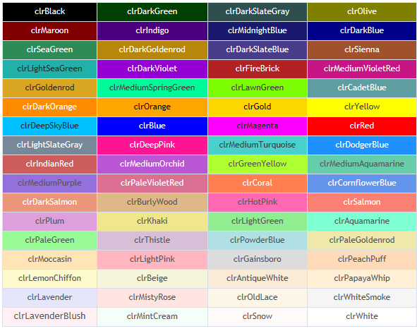 COLOR, SEÇÃO 1