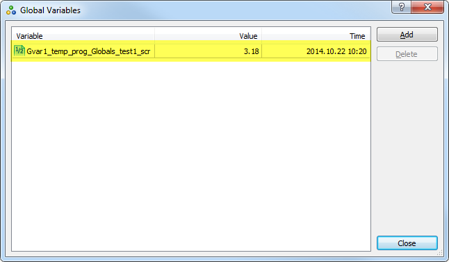 Fig. 1. El valor de la variable Test_temp_var1_prog_Globals_test1_scr es igual a 3.18