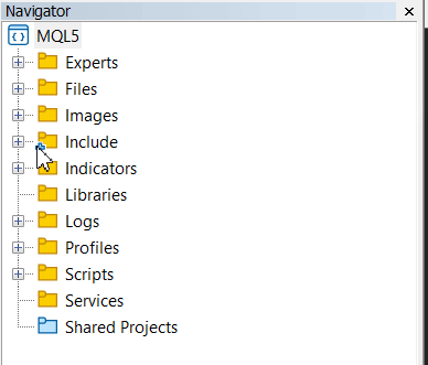 Locating the Dialog.mqh