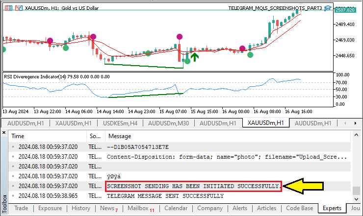 Подтверждение MetaTrader 5
