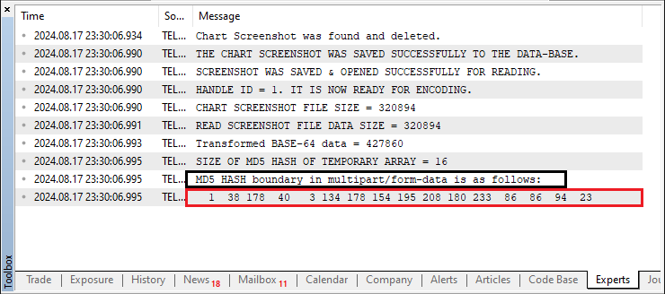 DATOS MD5