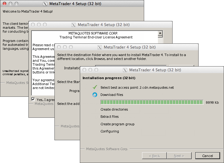 Installing MetaTrader 4