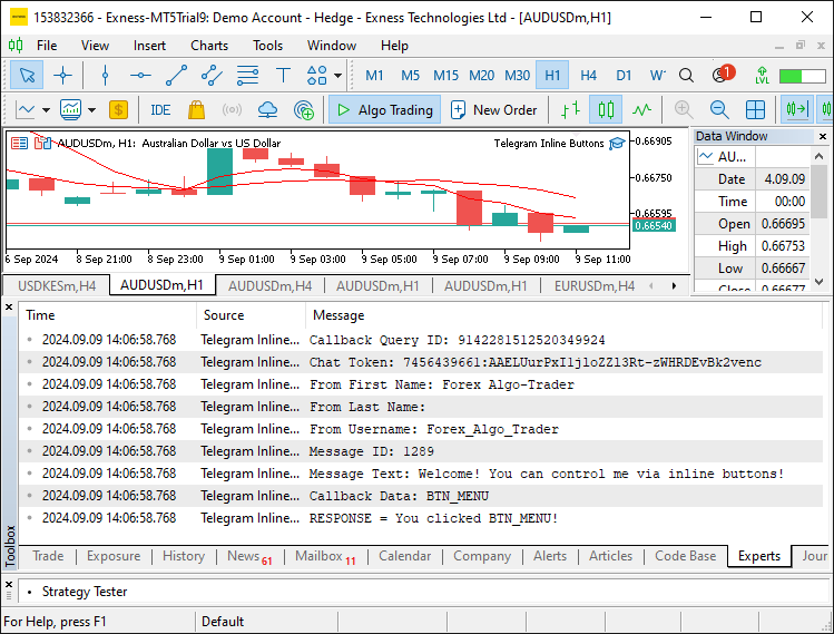 Сообщения MetaTrader 5