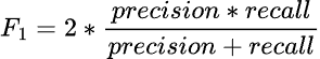 f1 score