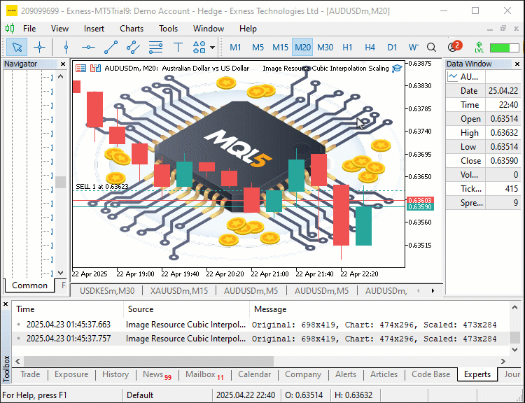 MQL5 BICUBIC INTERPOLATION IMAGE RESOURCE