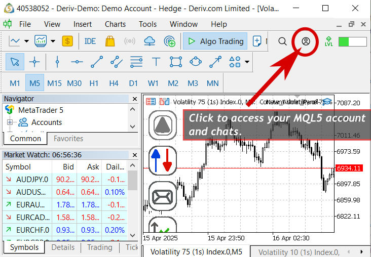 MQL5 Account