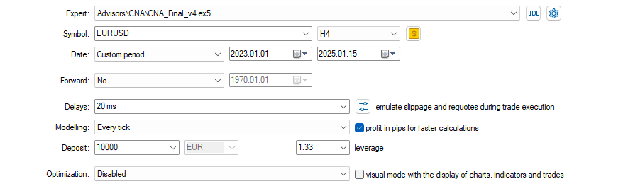 Configurações