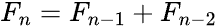 Fibonacci sequence formula