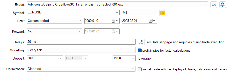 Configuración 5 min