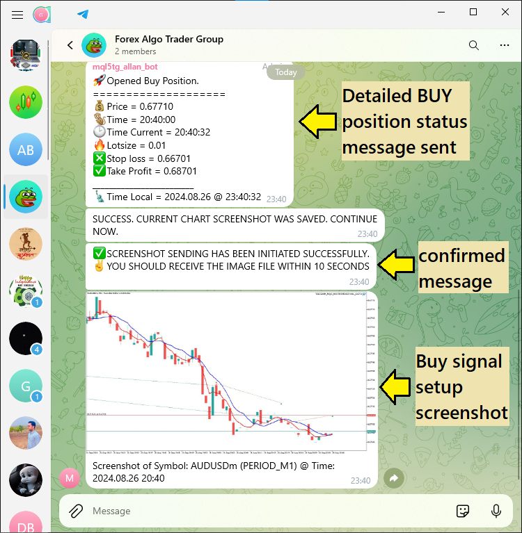 TELEGRAM 买入确认