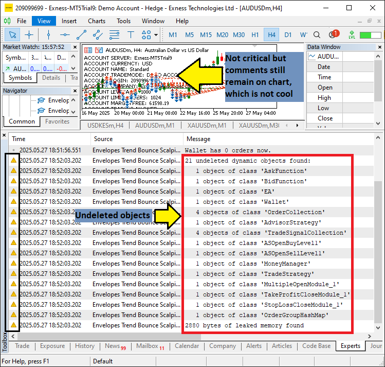 BACKTEST ISSUES