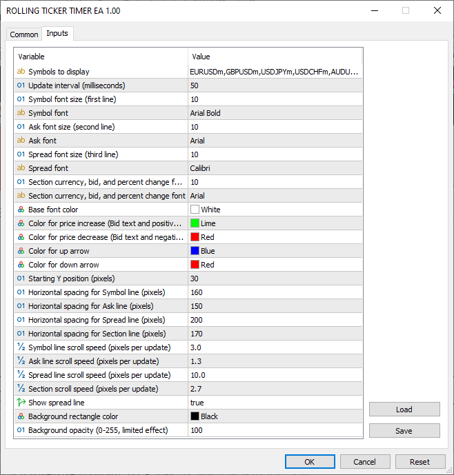 INPUT SETS