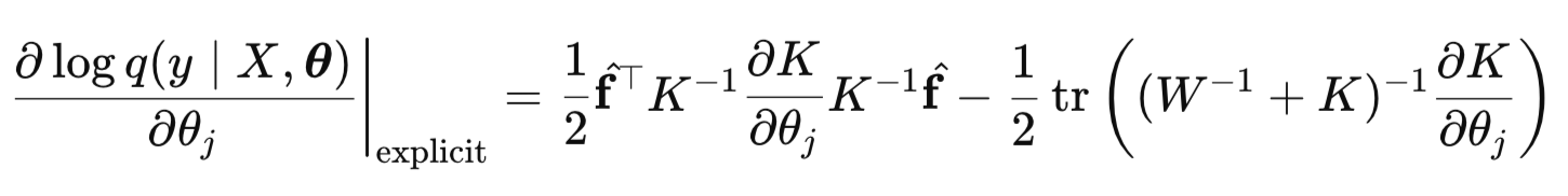 LML gradient - Explicit part
