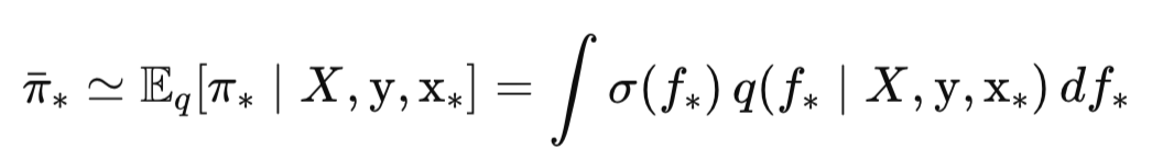 Laplace predictive probability