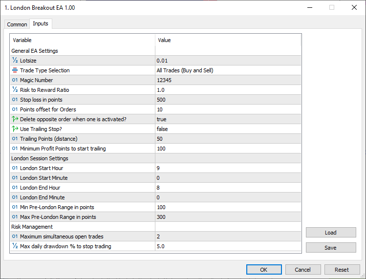 INPUT SET