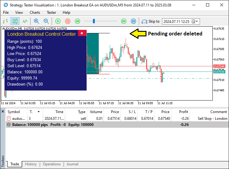 PENDING ORDER DELETED